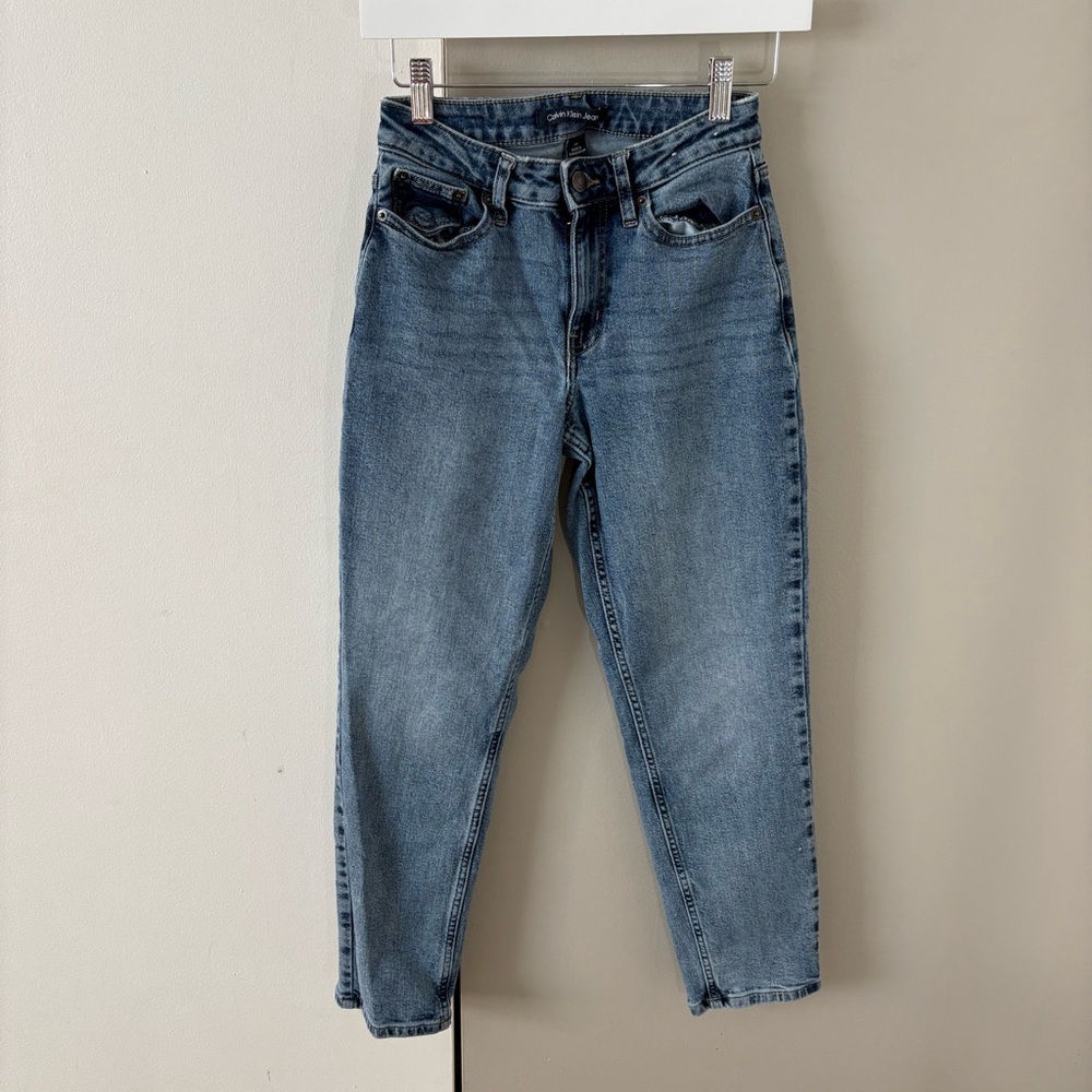 Vtg Calvin Klein High Rise Straight Leg Jeans